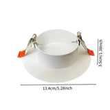 Maxbell Ceiling Hole Cover Plate Round Decorative Cap Access Panel for Glass Kitchen M