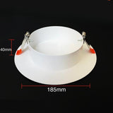 Maxbell Ceiling Hole Cover Plate Round Decorative Cap Access Panel for Glass Kitchen L