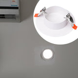 Maxbell Ceiling Hole Cover Plate Round Decorative Cap Access Panel for Glass Kitchen L