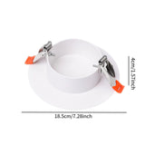 Maxbell Ceiling Hole Cover Plate Round Decorative Cap Access Panel for Glass Kitchen L