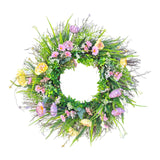 Maxbell Artificial Flower Wreath Elegant Floral Wreath for Party Front Door Festival 40cm
