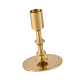 Maxbell Metal Candle Holder Elegant Antique Candle Stand for Wedding Decor Fireplace 8x8x11cm