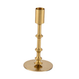 Maxbell Metal Candle Holder Elegant Antique Candle Stand for Wedding Decor Fireplace 8x8x16cm
