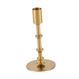 Maxbell Metal Candle Holder Elegant Antique Candle Stand for Wedding Decor Fireplace 8x8x16cm