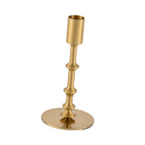 Maxbell Metal Candle Holder Elegant Antique Candle Stand for Wedding Decor Fireplace 8x8x16cm
