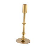 Maxbell Metal Candle Holder Elegant Antique Candle Stand for Wedding Decor Fireplace 8x8x21cm