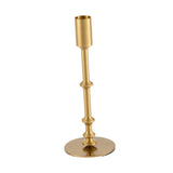 Maxbell Metal Candle Holder Elegant Antique Candle Stand for Wedding Decor Fireplace 8x8x21cm
