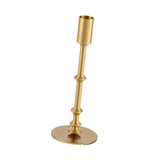 Maxbell Metal Candle Holder Elegant Antique Candle Stand for Wedding Decor Fireplace 8x8x21cm