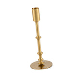 Maxbell Metal Candle Holder Elegant Antique Candle Stand for Wedding Decor Fireplace 8x8x21cm