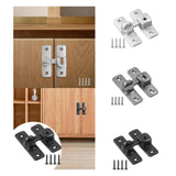 Maxbell Barn Door latches Hardware Sliding Door Lock for Bedroom Barn Door Wardrobes Silver