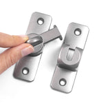 Maxbell Barn Door latches Hardware Sliding Door Lock for Bedroom Barn Door Wardrobes Silver