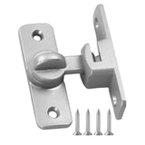 Maxbell Barn Door latches Hardware Sliding Door Lock for Bedroom Barn Door Wardrobes Silver