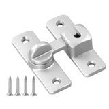Maxbell Barn Door latches Hardware Sliding Door Lock for Bedroom Barn Door Wardrobes Silver