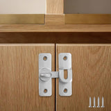 Maxbell Barn Door latches Hardware Sliding Door Lock for Bedroom Barn Door Wardrobes Silver