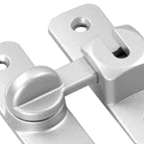 Maxbell Barn Door latches Hardware Sliding Door Lock for Bedroom Barn Door Wardrobes Silver