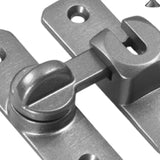 Maxbell Barn Door latches Hardware Sliding Door Lock for Bedroom Barn Door Wardrobes Gray