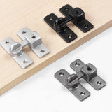 Maxbell Barn Door latches Hardware Sliding Door Lock for Bedroom Barn Door Wardrobes Gray