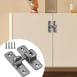 Maxbell Barn Door latches Hardware Sliding Door Lock for Bedroom Barn Door Wardrobes Gray