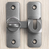 Maxbell Barn Door latches Hardware Sliding Door Lock for Bedroom Barn Door Wardrobes Gray