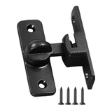Maxbell Barn Door latches Hardware Sliding Door Lock for Bedroom Barn Door Wardrobes Black