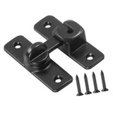 Maxbell Barn Door latches Hardware Sliding Door Lock for Bedroom Barn Door Wardrobes Black
