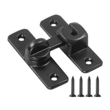 Maxbell Barn Door latches Hardware Sliding Door Lock for Bedroom Barn Door Wardrobes Black