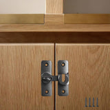 Maxbell Barn Door latches Hardware Sliding Door Lock for Bedroom Barn Door Wardrobes Black