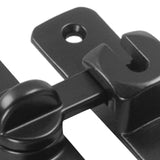 Maxbell Barn Door latches Hardware Sliding Door Lock for Bedroom Barn Door Wardrobes Black
