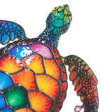 Maxbell Sea Turtle Wall Decor Yard Outdoor Beach Theme Sign Garden Hanging Sculpture Style A