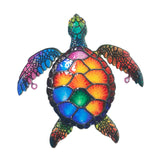 Maxbell Sea Turtle Wall Decor Yard Outdoor Beach Theme Sign Garden Hanging Sculpture Style A