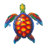 Maxbell Sea Turtle Wall Decor Yard Outdoor Beach Theme Sign Garden Hanging Sculpture Style B
