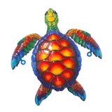 Maxbell Sea Turtle Wall Decor Yard Outdoor Beach Theme Sign Garden Hanging Sculpture Style B