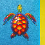 Maxbell Sea Turtle Wall Decor Yard Outdoor Beach Theme Sign Garden Hanging Sculpture Style B