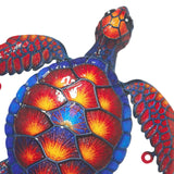 Maxbell Sea Turtle Wall Decor Yard Outdoor Beach Theme Sign Garden Hanging Sculpture Style C