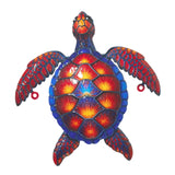 Maxbell Sea Turtle Wall Decor Yard Outdoor Beach Theme Sign Garden Hanging Sculpture Style C
