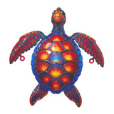 Maxbell Sea Turtle Wall Decor Yard Outdoor Beach Theme Sign Garden Hanging Sculpture Style C