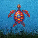 Maxbell Sea Turtle Wall Decor Yard Outdoor Beach Theme Sign Garden Hanging Sculpture Style C