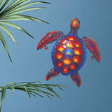 Maxbell Sea Turtle Wall Decor Yard Outdoor Beach Theme Sign Garden Hanging Sculpture Style C