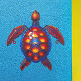 Maxbell Sea Turtle Wall Decor Yard Outdoor Beach Theme Sign Garden Hanging Sculpture Style C