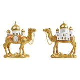 Maxbell Camel Statue Craft Resin Home Decoration for Fireplace Bedroom Birthday Gift 23cmx8.5cmx25.5cm