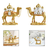 Maxbell Camel Statue Craft Resin Home Decoration for Fireplace Bedroom Birthday Gift 23cmx8.5cmx25.5cm