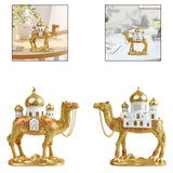 Maxbell Camel Statue Craft Resin Home Decoration for Fireplace Bedroom Birthday Gift 23cmx8.5cmx25.5cm