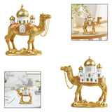 Maxbell Camel Statue Craft Resin Home Decoration for Fireplace Bedroom Birthday Gift 23cmx8.5cmx25.5cm