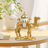 Maxbell Camel Statue Craft Resin Home Decoration for Fireplace Bedroom Birthday Gift 23cmx8.5cmx25.5cm