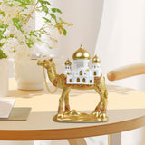 Maxbell Camel Statue Craft Resin Home Decoration for Fireplace Bedroom Birthday Gift 23cmx9cmx25cm