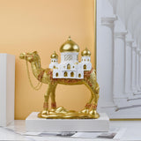 Maxbell Camel Statue Craft Resin Home Decoration for Fireplace Bedroom Birthday Gift 23cmx9cmx25cm