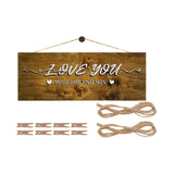 Maxbell Wooden Hanging Photo Display Hanging Sign for Coffee Bridal Shower Gift Home