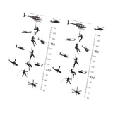 Maxbell Height Growth Chart Wall Sticker Decals for Baby Bedroom Living Room Nursery