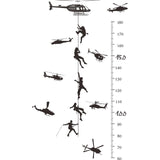 Maxbell Height Growth Chart Wall Sticker Decals for Baby Bedroom Living Room Nursery