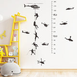 Maxbell Height Growth Chart Wall Sticker Decals for Baby Bedroom Living Room Nursery